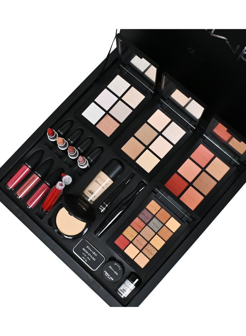 كيه دابليو كيه طقم مكياج بوكس فاخر مكون من 19 قطعة لإطلالة ساحرة ومتكاملة - Image 3